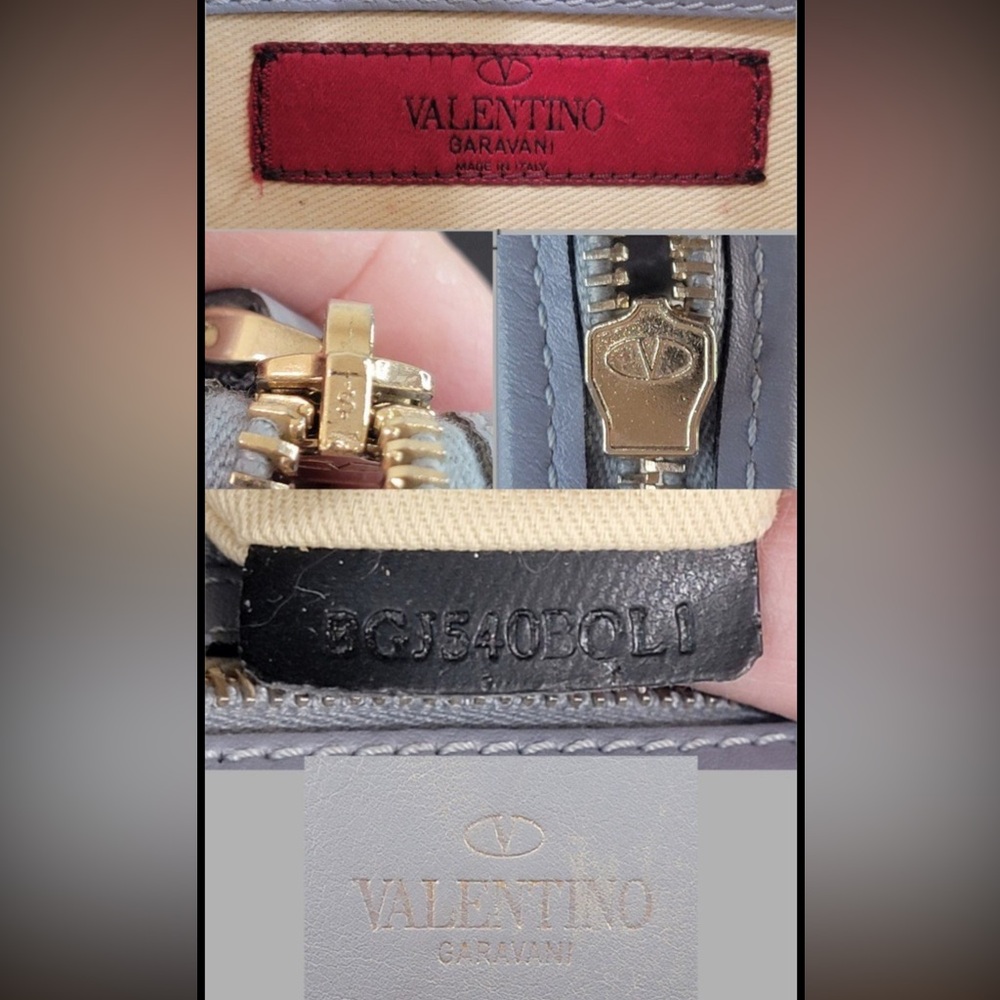 VALENTINO GARAVANI Vitello Rockstud Tote small - Picture 9 of 10